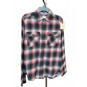 NEW OLD RANCH men's zion long sleeve shirt in gypsy red